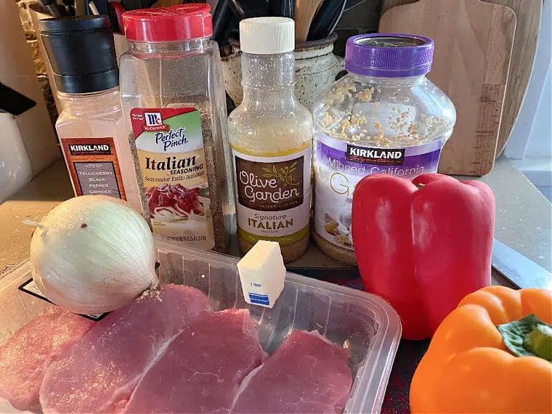 olive garden dressing pork chops ingredients