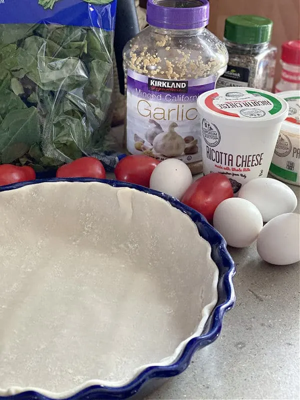 press pie crust into dish