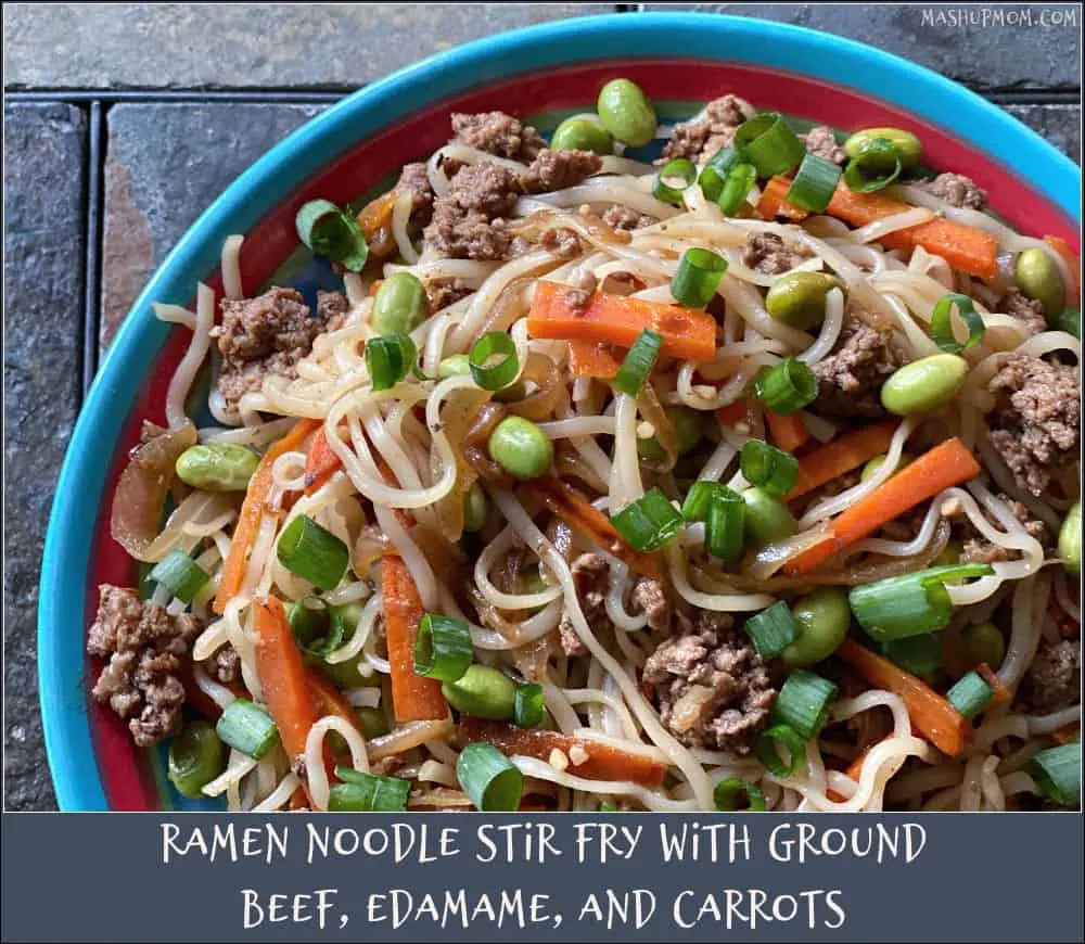 ramen noodle stir fry in this week's ALDI meal plan