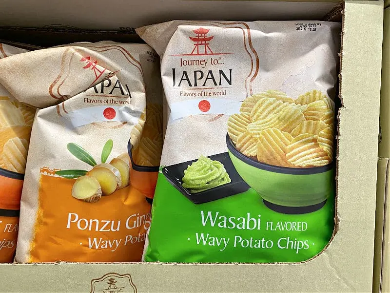 wasabi potato chips in this week's ALDI Finds