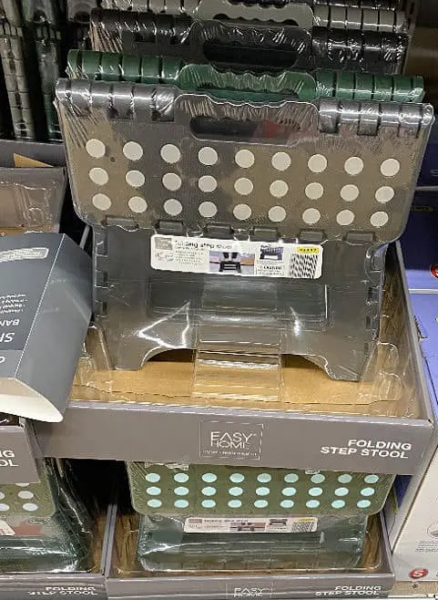 folding step stool at aldi