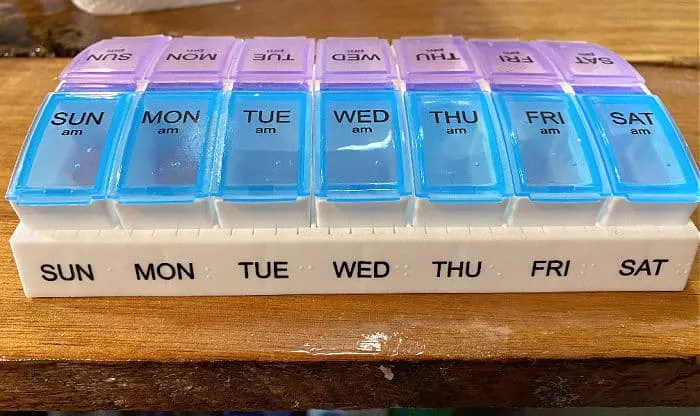 aldi pill organizer