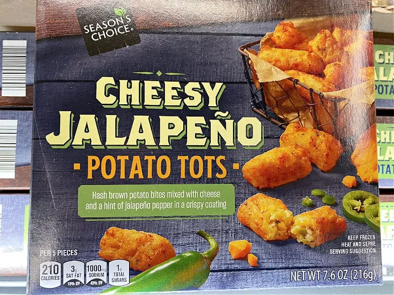 cheesy jalapeno tots at aldi