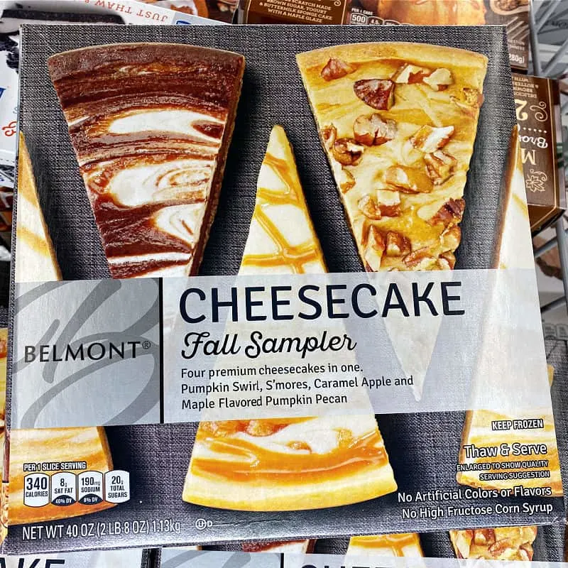 fall cheesecake sampler