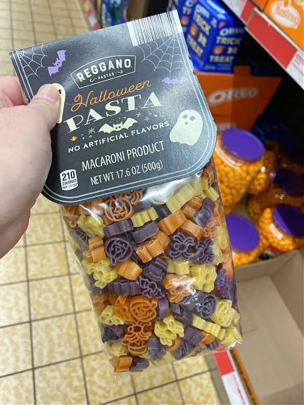 halloween pasta at aldi