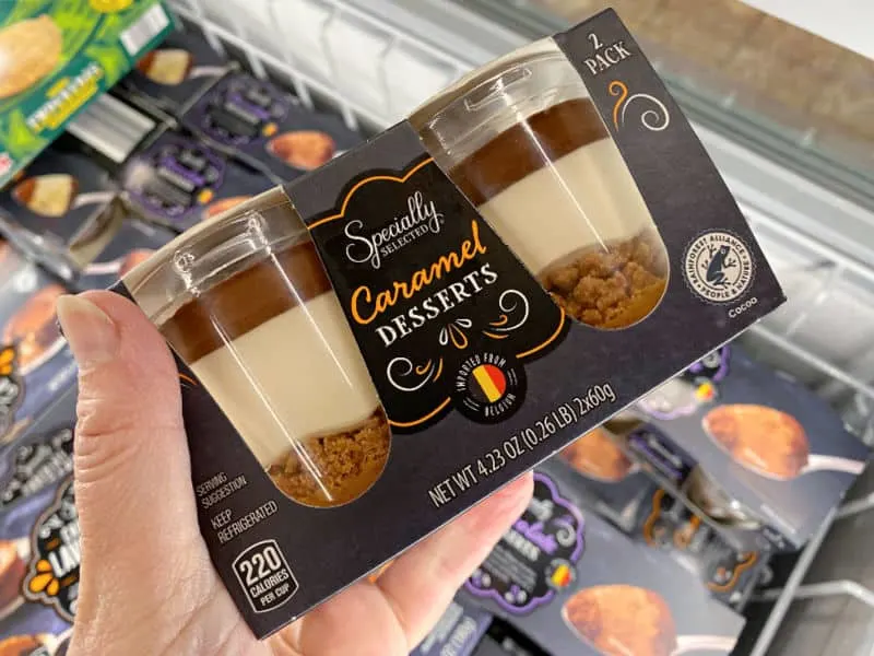 caramel mousse at aldi