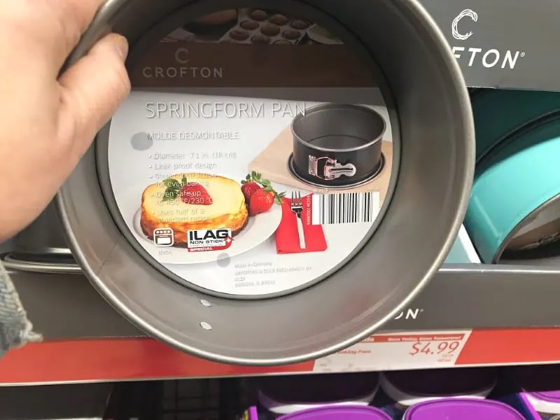 small springform pan at aldi