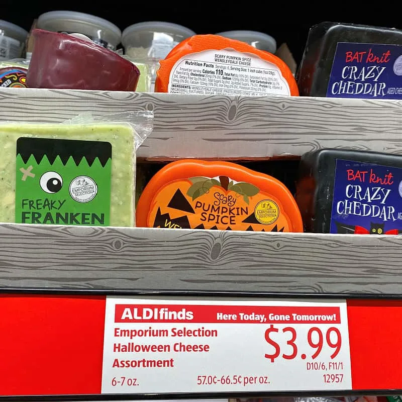 halloween cheese at aldi