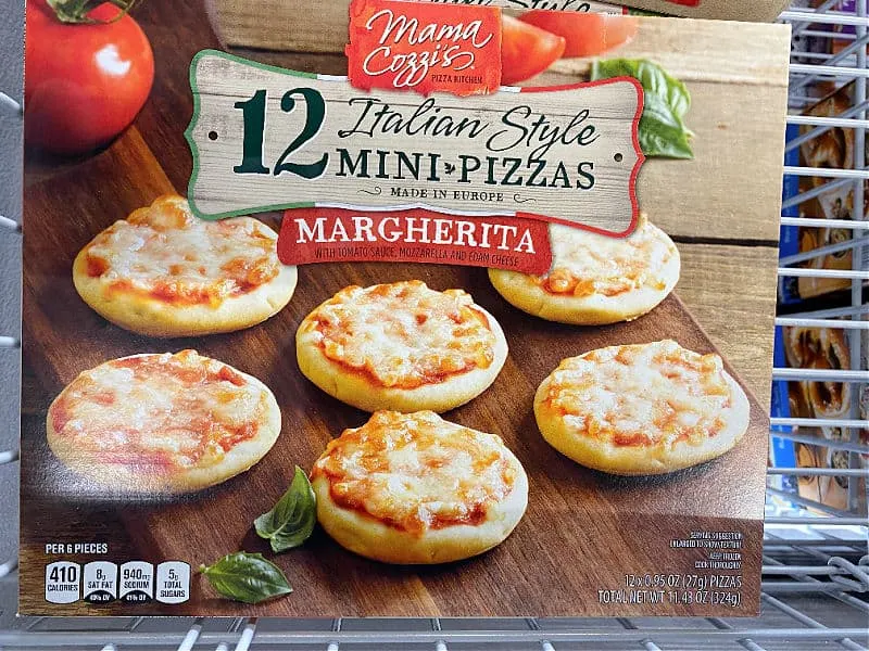 mini margherita pizzas