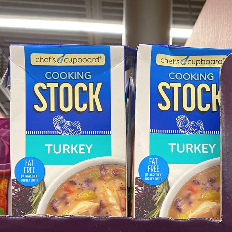 turkey stock at aldi