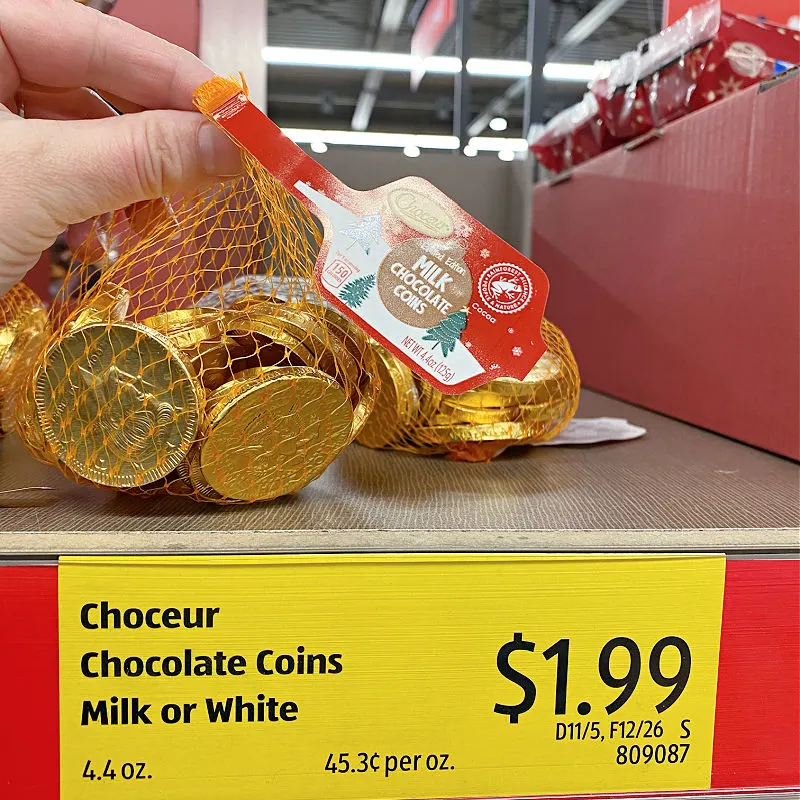 chocolate coins