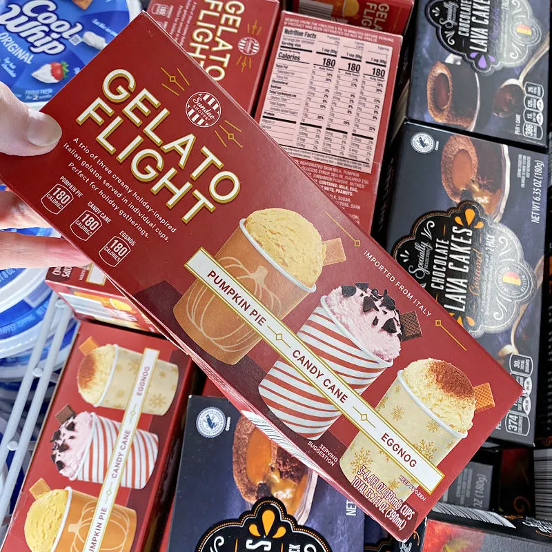 holiday gelato flights at aldi