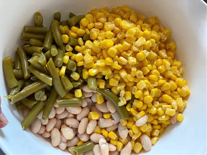 beans and corn