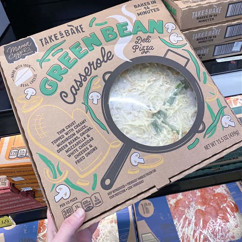 green bean casserole pizza