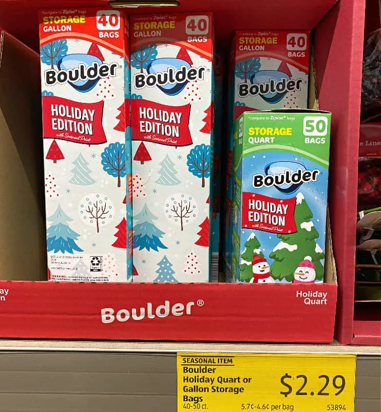 holiday storage bags at aldi