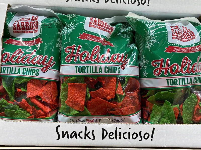 holiday tortilla chips