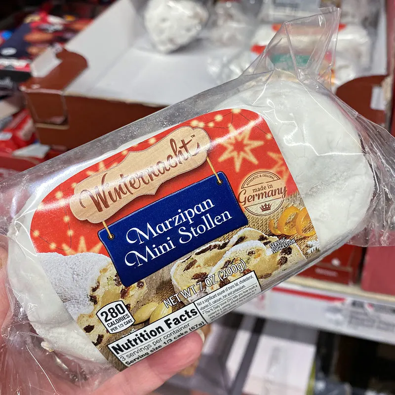 aldi marzipan mini stollen