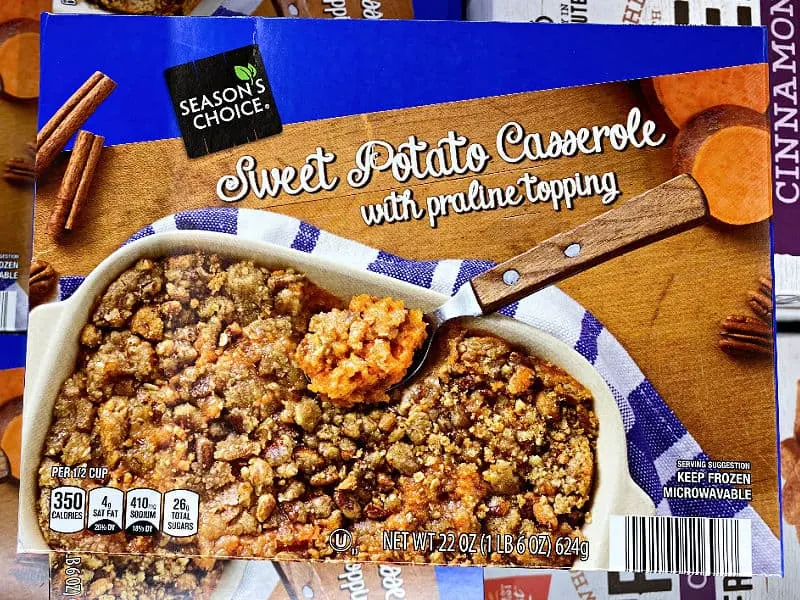 sweet potato casserole at aldi