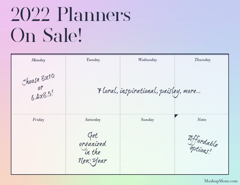 2022 planners on sale today