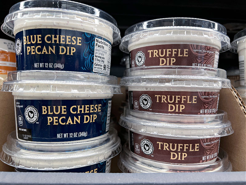 blue cheese pecan and truffle dip