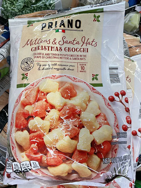 christmas gnocchi at aldi