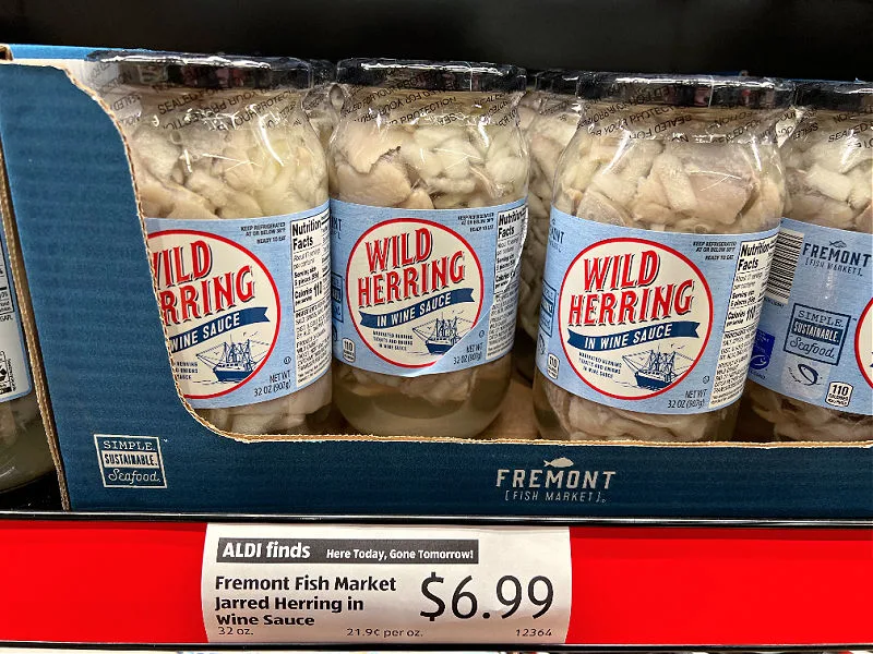 herring at aldi