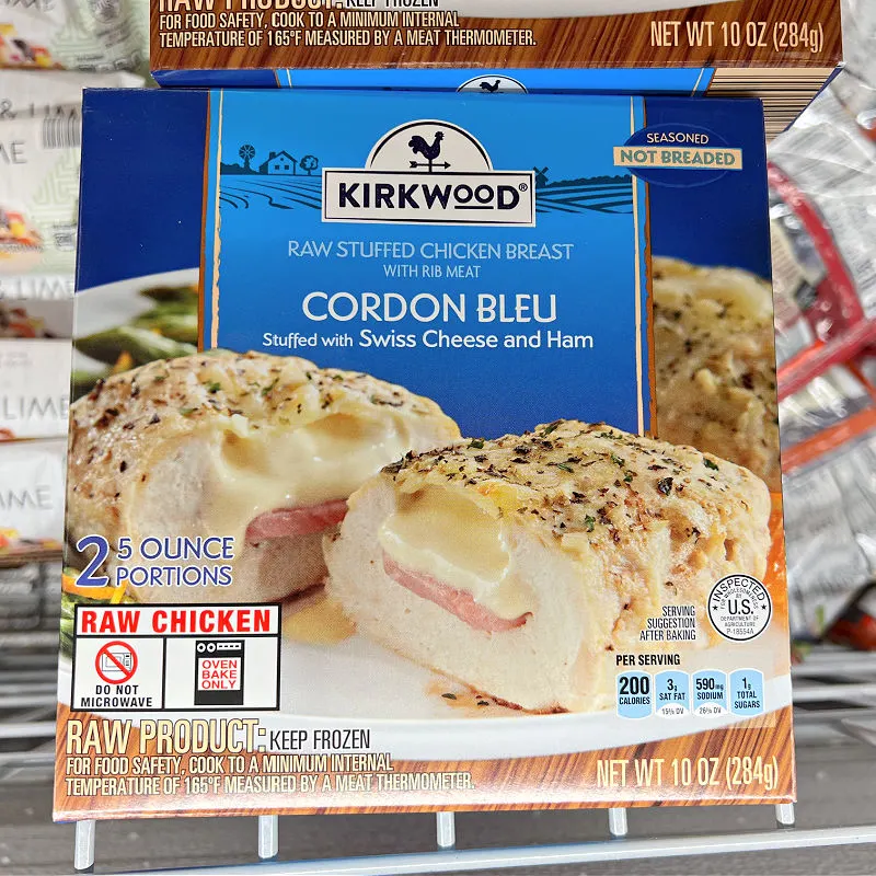 chicken cordon bleu at aldi