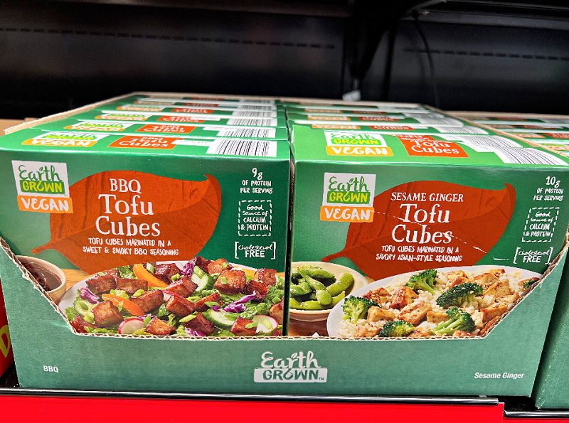 bbq tofu cubes at aldi