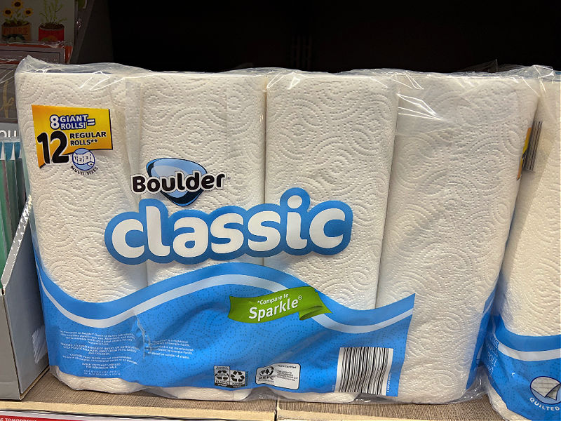 boulder 8 giant roll paper towels