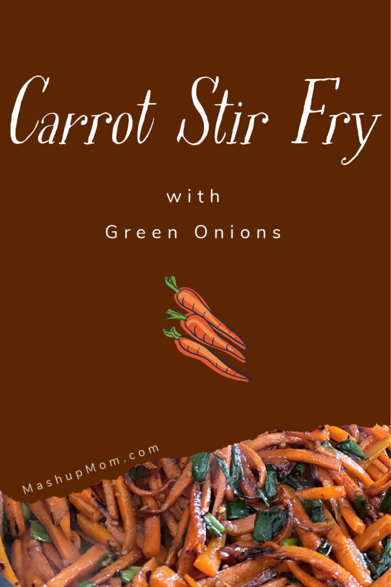 Carrot Stir Fry with Green Onions