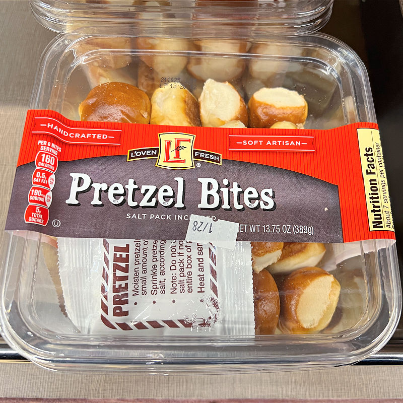 pretzel bites at aldi