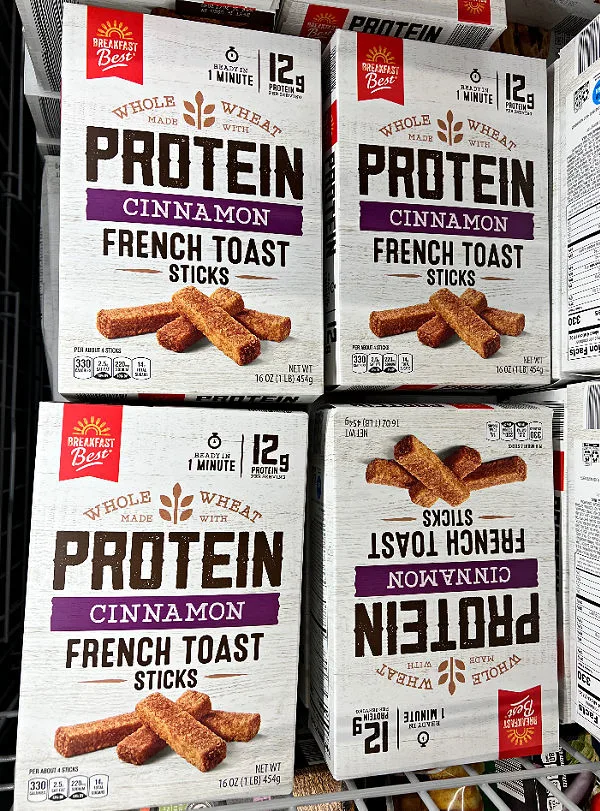 protein French toast sticks