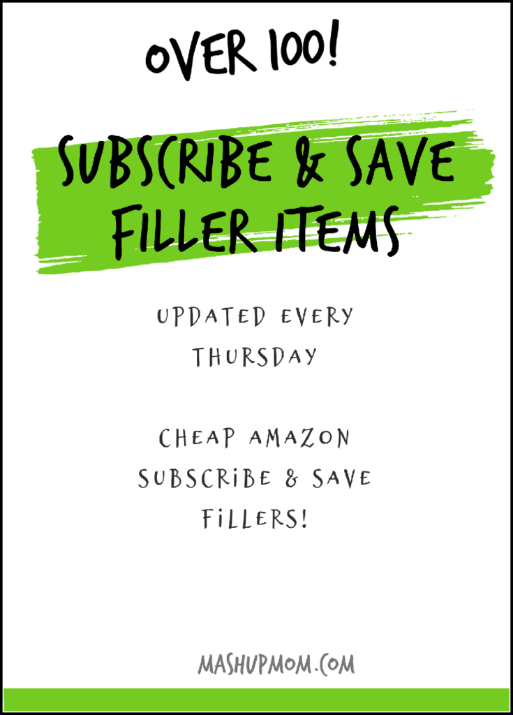 cheap amazon subscribe & save filler items