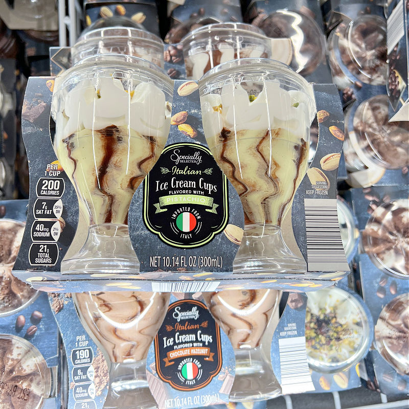 italian ice cream cups