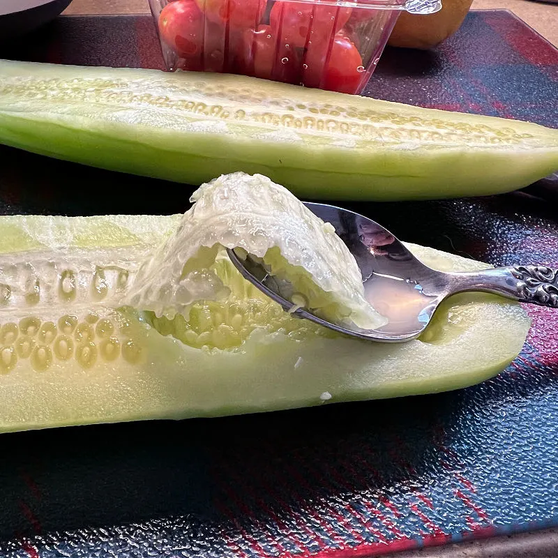 seed the cucumber