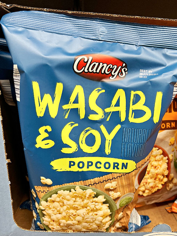 wasabi soy popcorn