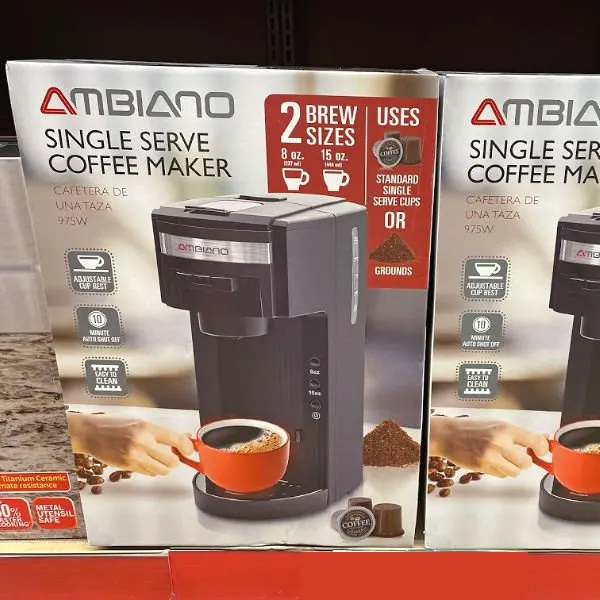ambiano single serve coffee maker