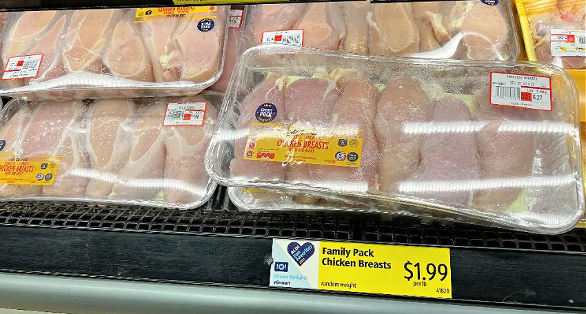 chicken on sale at aldi