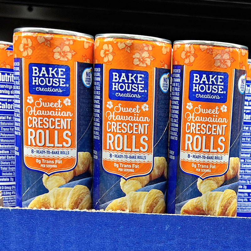 Hawaiian crescent rolls at ALDI