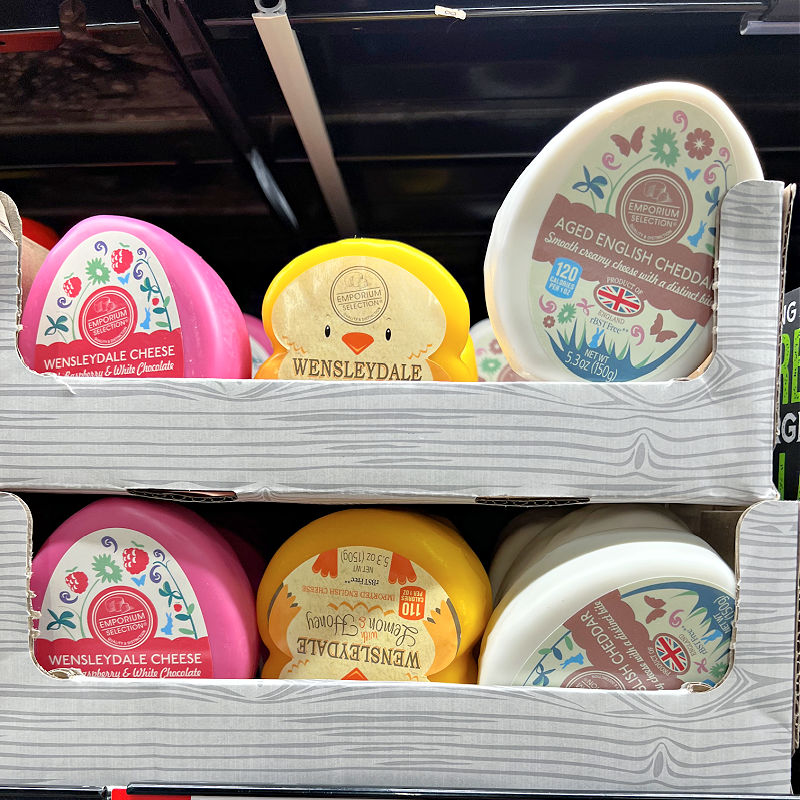 easter cheese at aldi