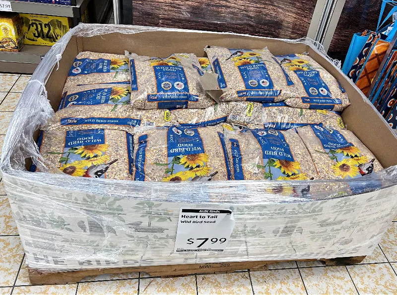 bird seed at aldi