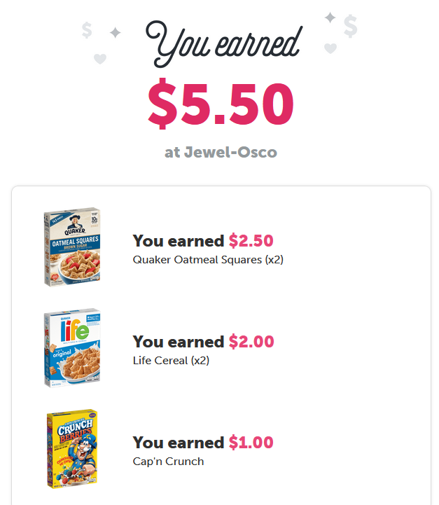 cash back on cereal from ibotta