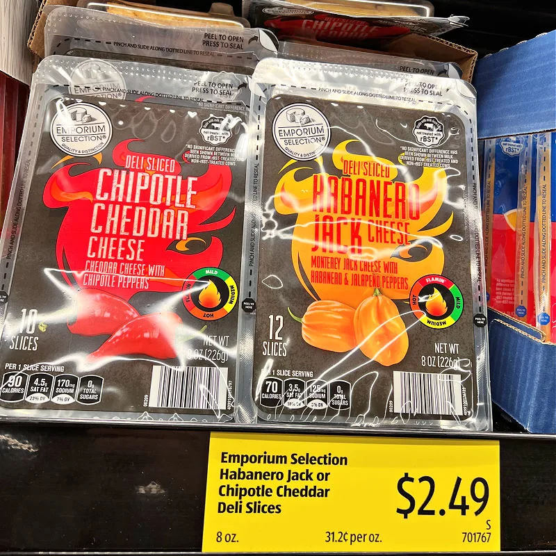 chipotle cheddar cheese at aldi