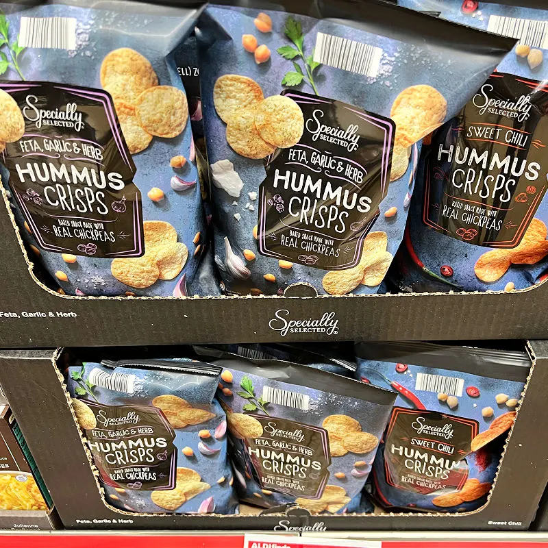 hummus crisps