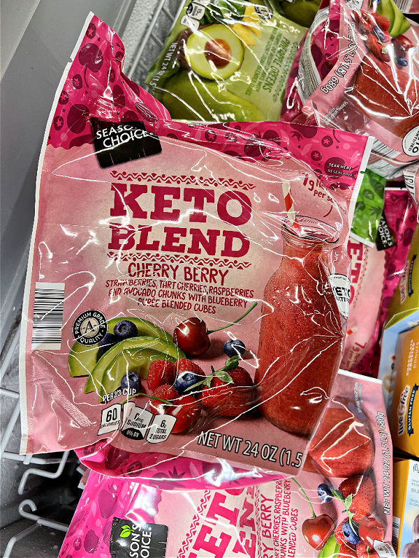 cherry berry keto smoothie blend