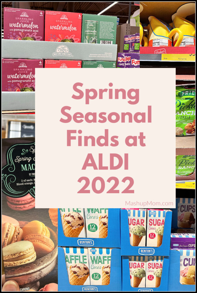 spring seasonal finds at aldi in April 2022
