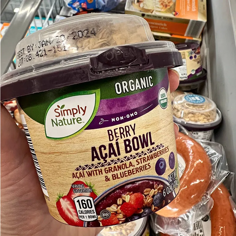 acai bowl at aldi