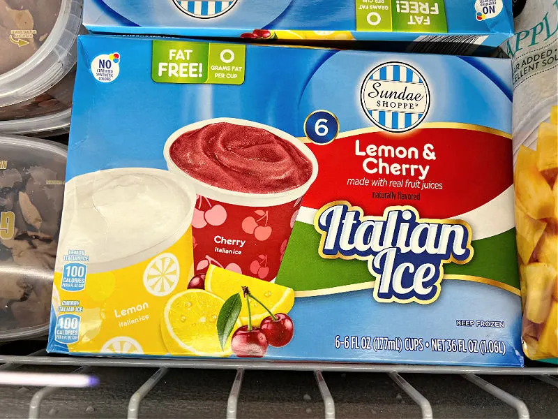 italian ice at aldi