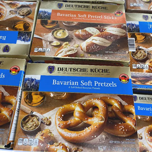 bavarian soft pretzels at aldi