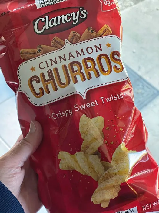 bag of cinnamon churros from aldi